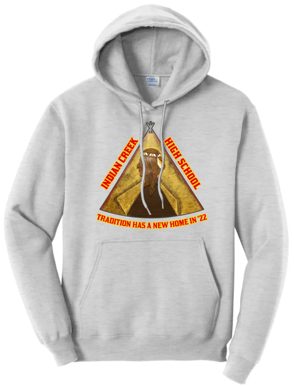 Indian Creek High School Teepee Tradition Design Core Fleece Hoodie