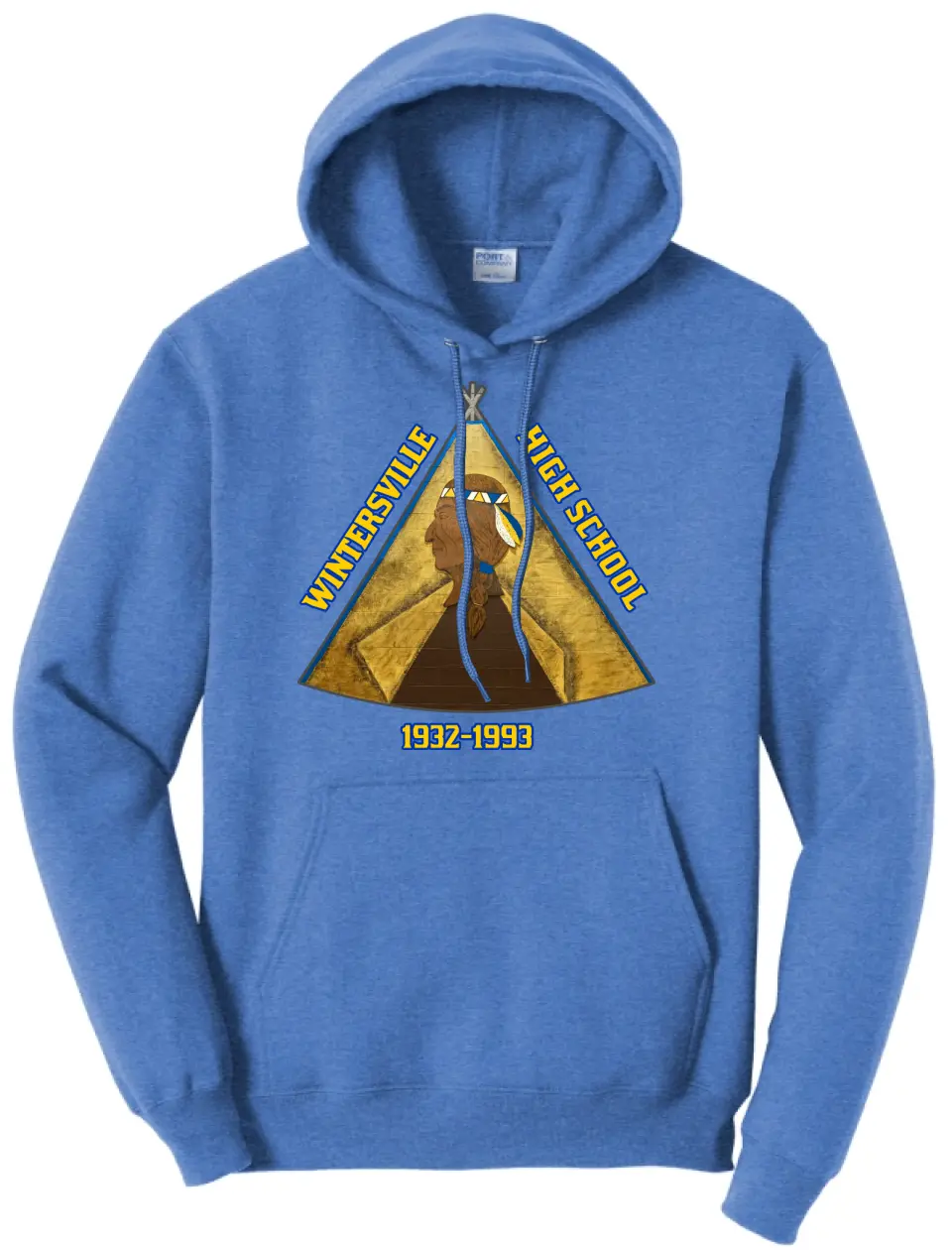 Wintersville Warriors High School Teepee Core Fleece Hoodie