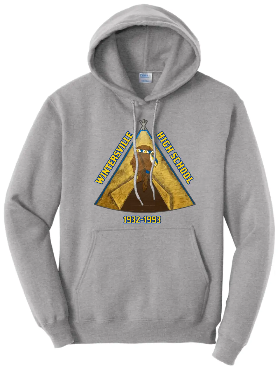 Wintersville Warriors High School Teepee Core Fleece Hoodie