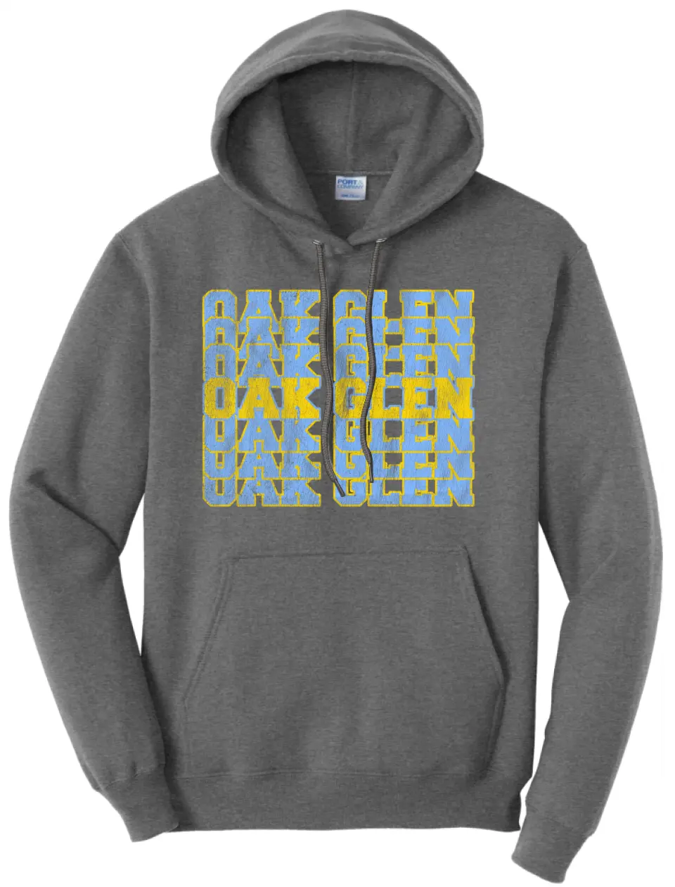 Oak Glen Distressed Repeating Core Fleece Hoodie