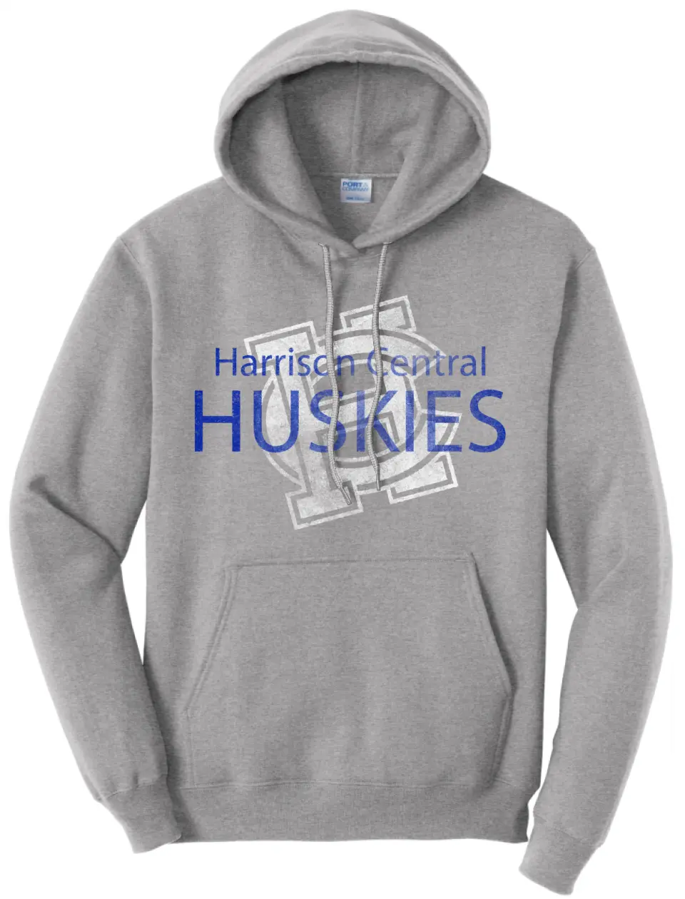 Harrison Central Faded HC with Text Core Fleece Hoodie