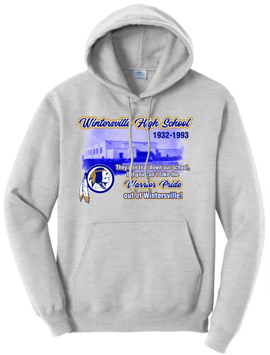 Wintersville Warriors High School Building Core Fleece Hoodie