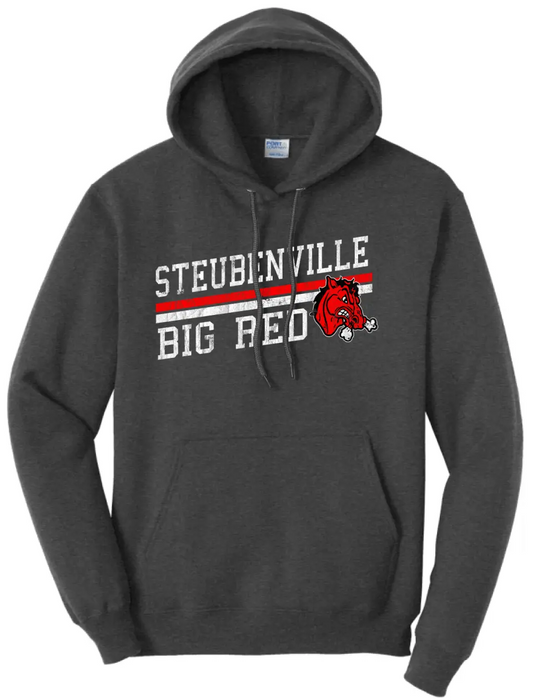 Steubenville Big Red Distressed Elevate Core Fleece Hoodie