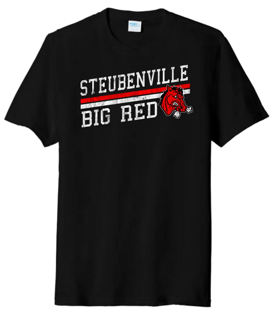 Steubenville Big Red Distressed Elevate Tri-Blend Tee