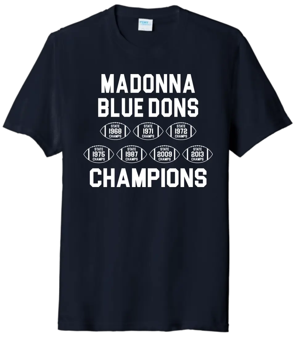Weirton Madonna Champions Tri-Blend Tee
