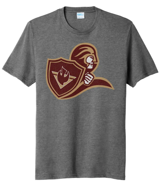 Trinity Christain Distressed Logo Tri-Blend Tee