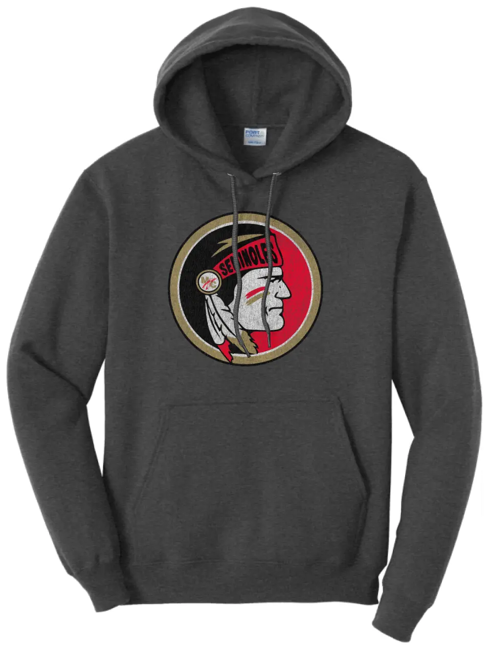 Monroe Central Distressed Logo Core Fleece Hoodie