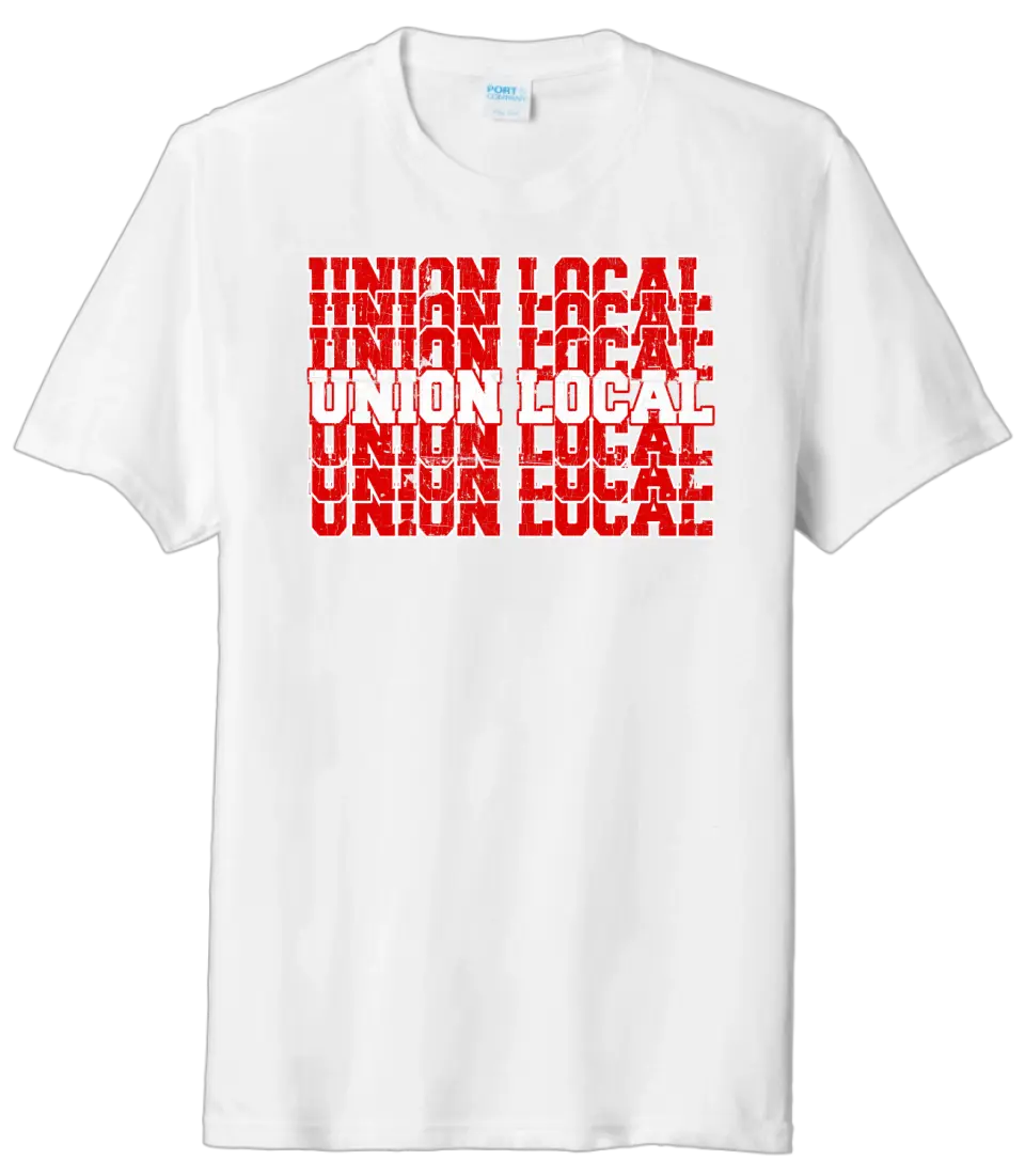 Union Local Jets Repeat Distressed Tri-Blend Tee