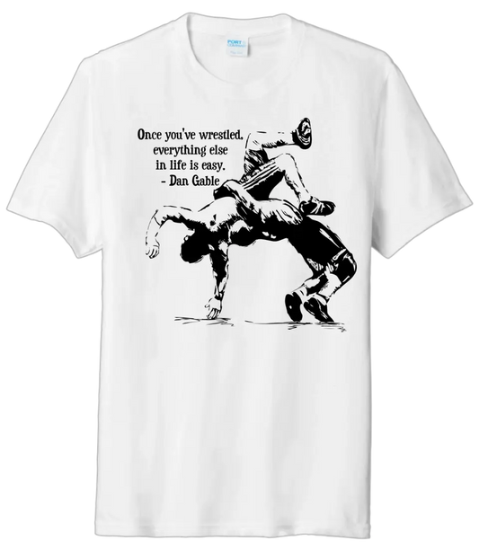 Wrestling - Once You've Wrestled Tri-Blend Tee