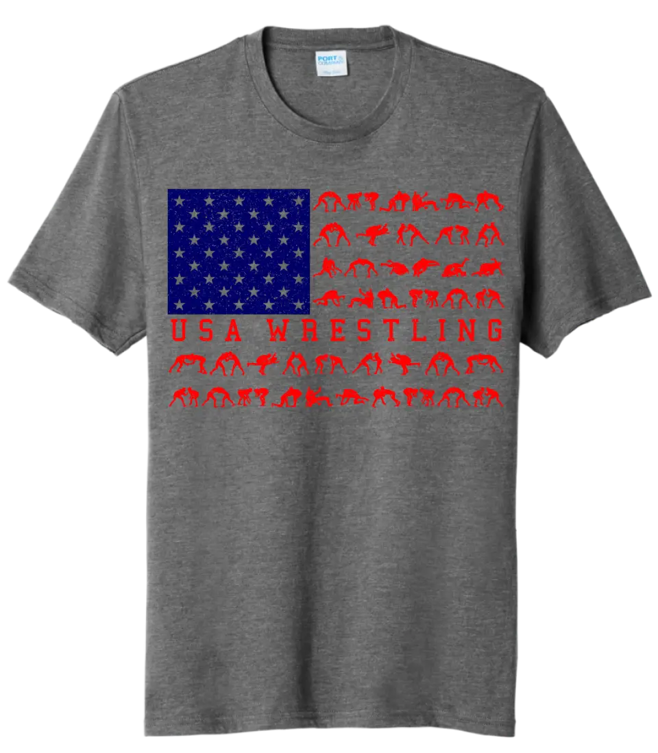 Wrestling Flack Tri-Blend Tee