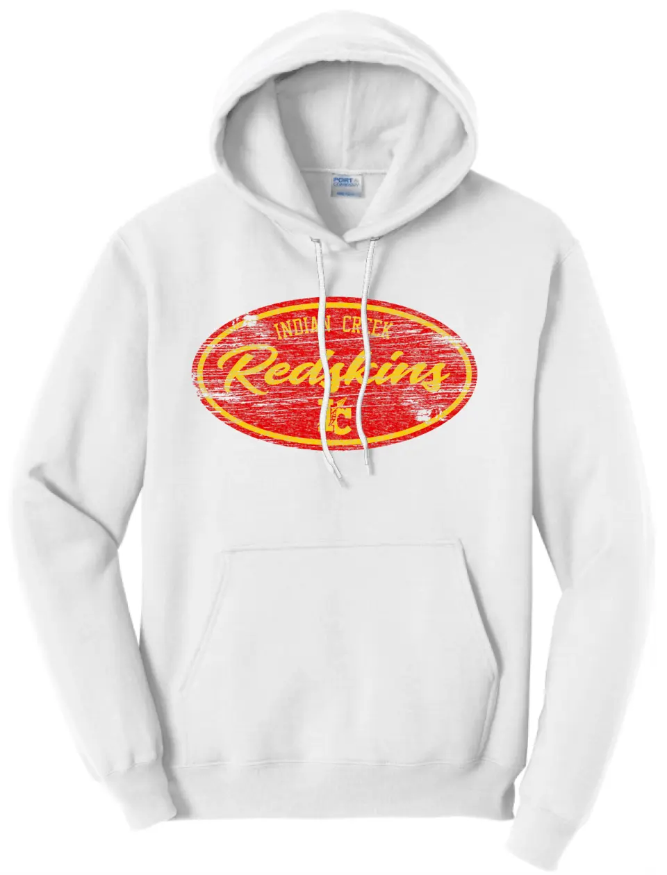 Indian Creek Distressed Oval Core Fleece Hoodie