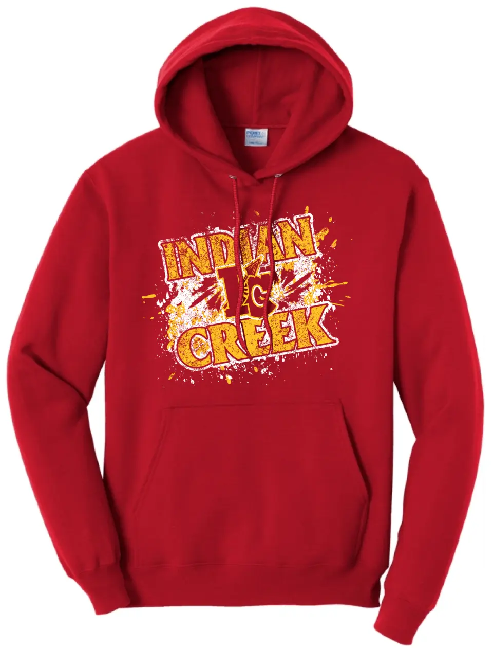 Indian Creek Distressed Splat Core Fleece Hoodie