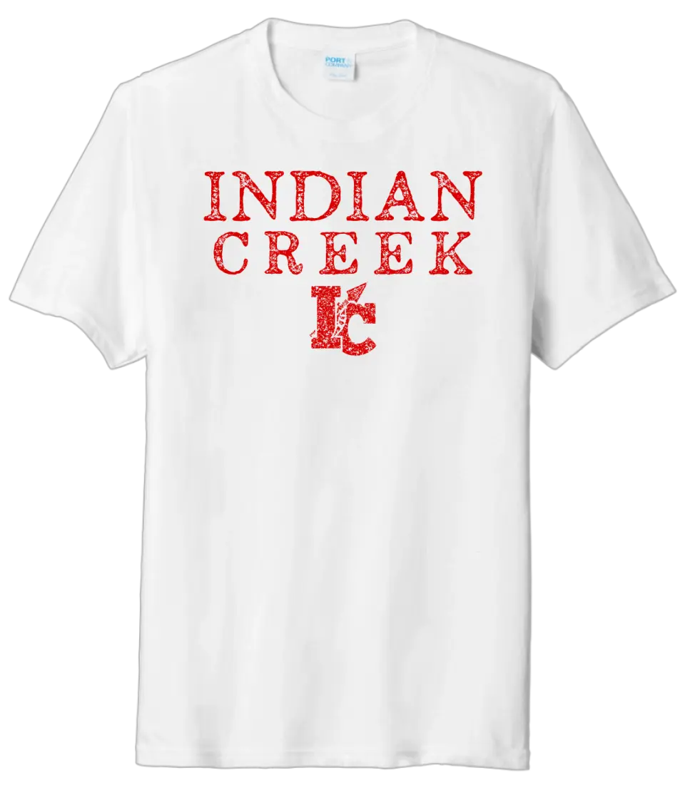 Indian Creek Distressed Pits Tri-Blend Tee