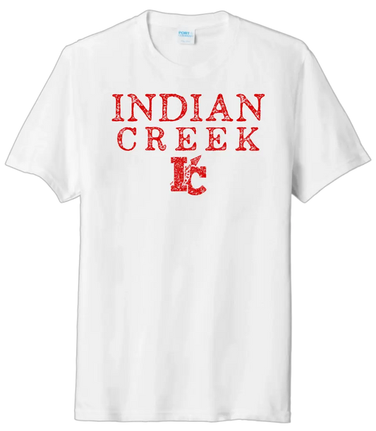 Indian Creek Distressed Pits Tri-Blend Tee