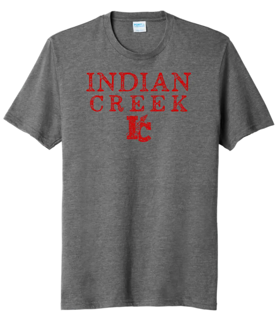 Indian Creek Distressed Pits Tri-Blend Tee