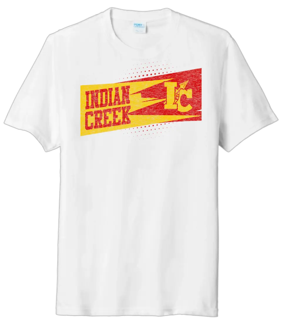 Indian Creek Distressed Strike Tri-Blend Tee