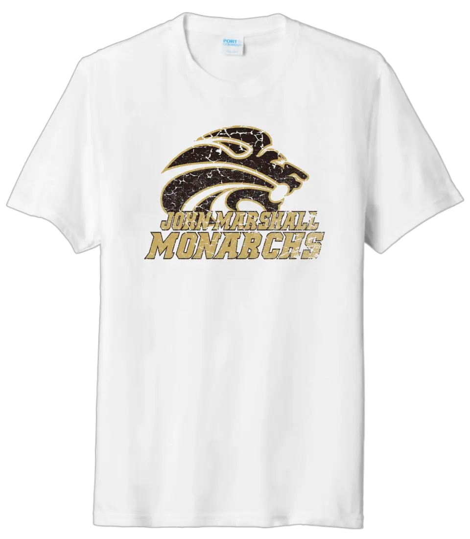 John Marshall Lion Head Tri-Blend Tee