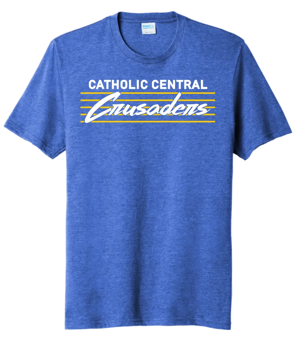 Steubenville Catholic Central Thunderstorm Tri-Blend Tee