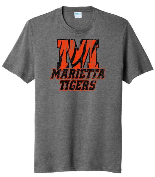 Marietta Tiger M Tri-Blend Tee
