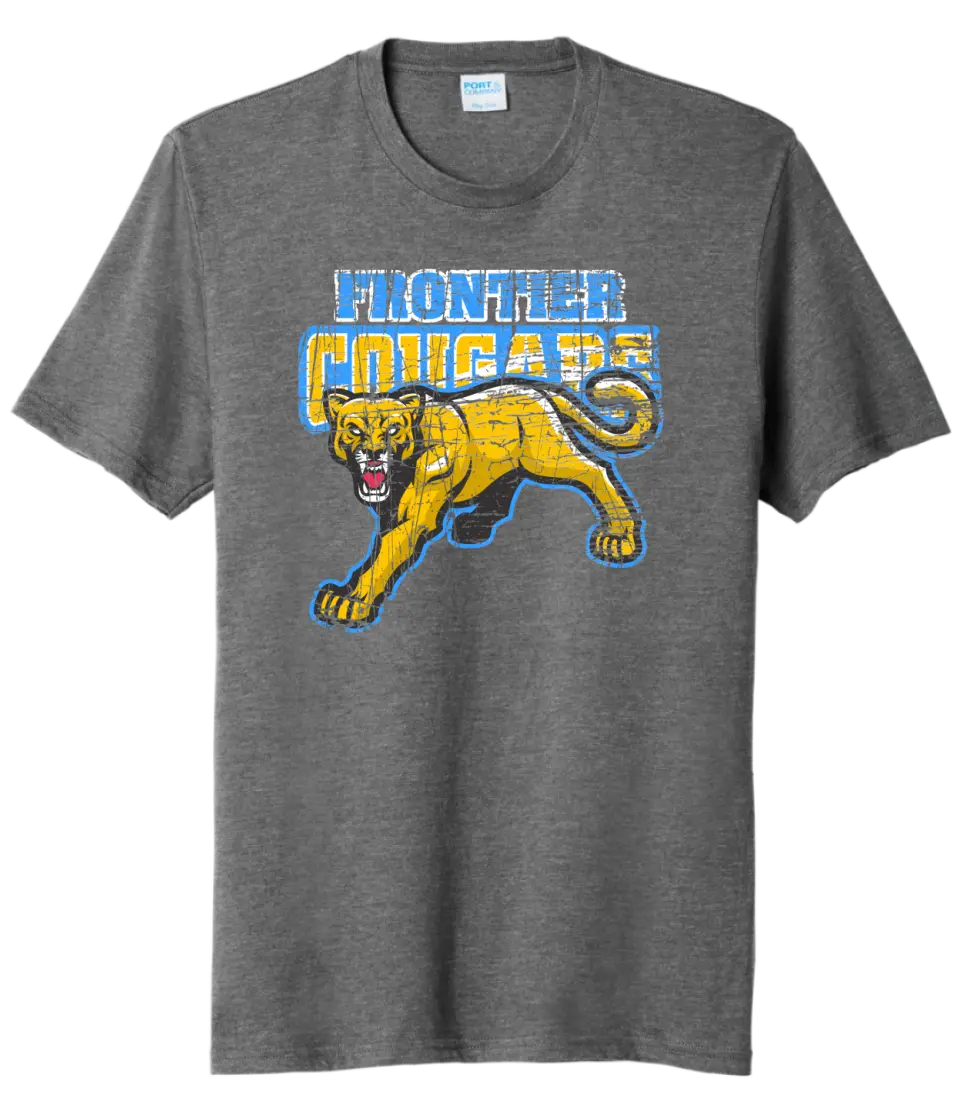 Frontier Cougars Tri-Blend Tee