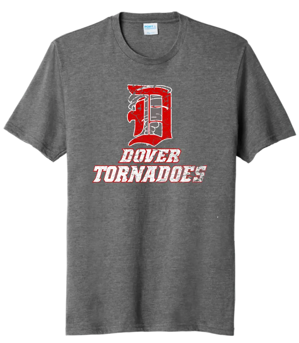 Dover Tornadoes Logo Tri-Blend Tee