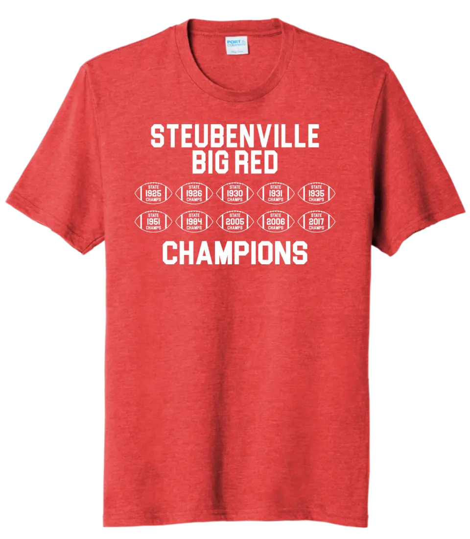 Steubenville Big Red Champions Tri-Blend Tee