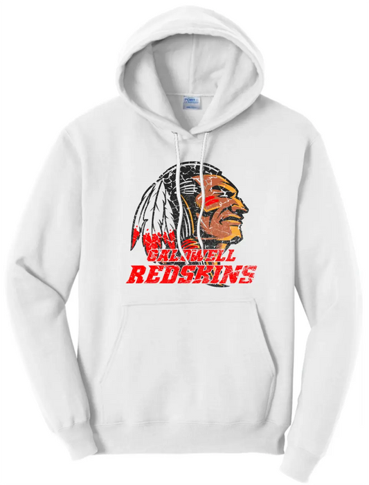 Caldwell Redskins Head Core Fleece Hoodie