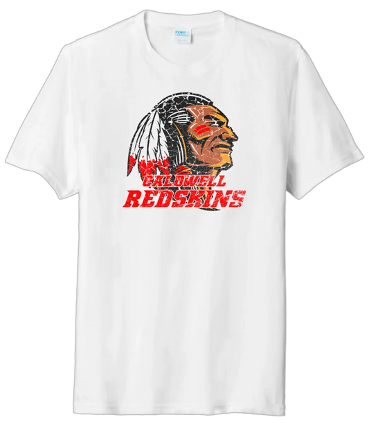 Caldwell Redskins Head Tri-Blend Tee