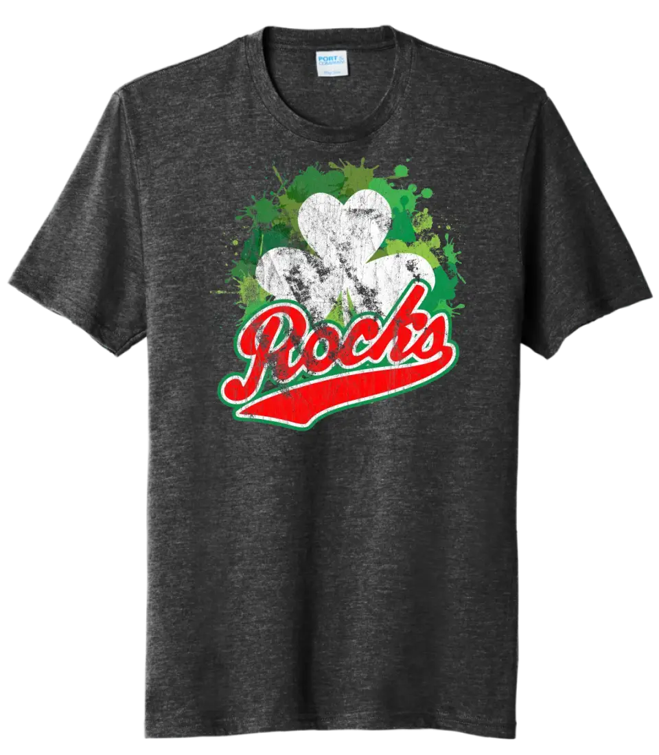Barnesville Splatter Rocks Tri-Blend Tee