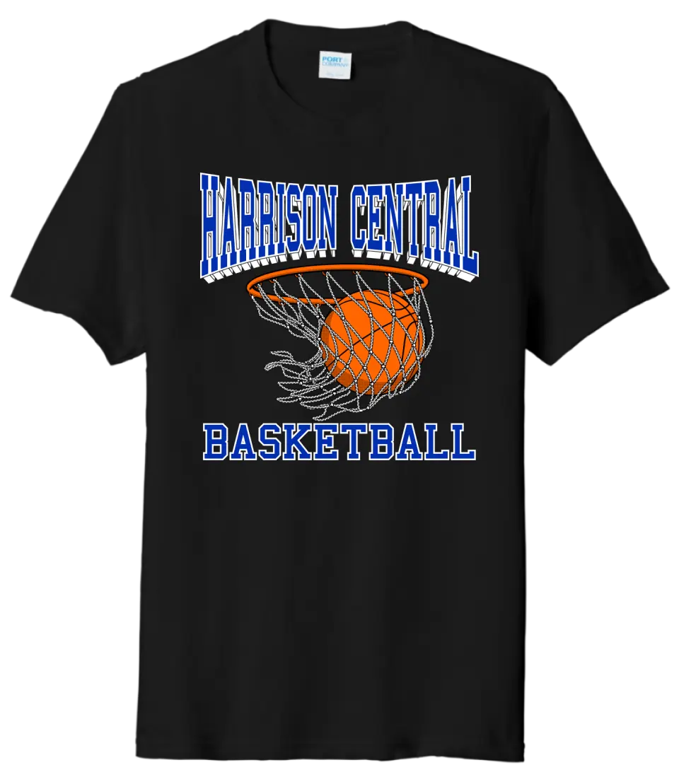 Harrison Central Hoops Tri-Blend Tee