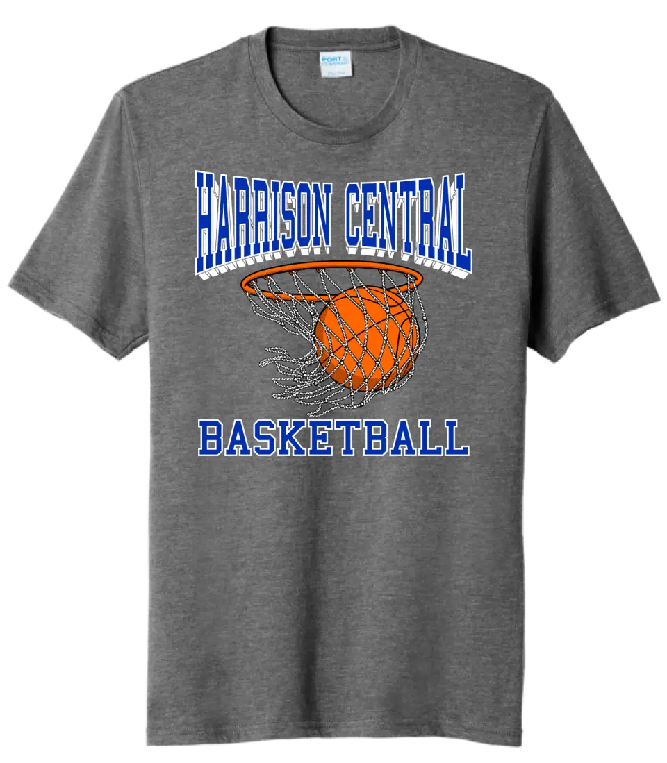 Harrison Central Hoops Tri-Blend Tee