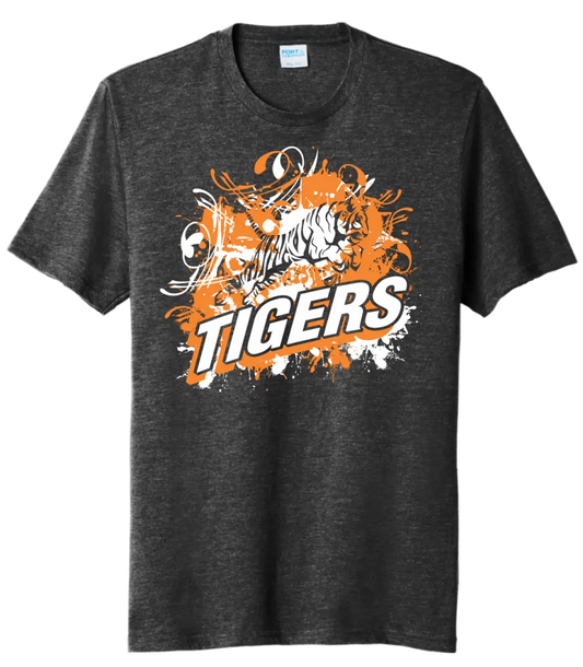 Shadyside Tiger Splash Tri-Blend Tee