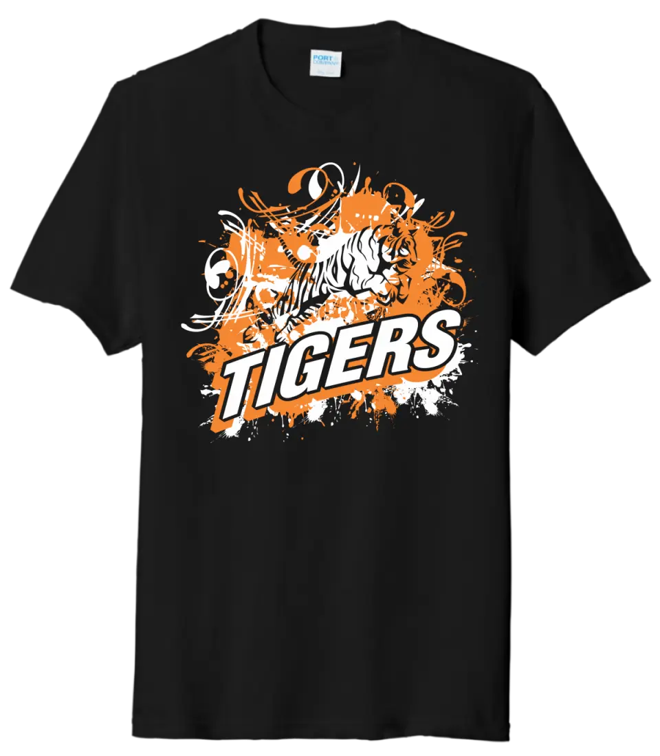 Shadyside Tiger Splash Tri-Blend Tee