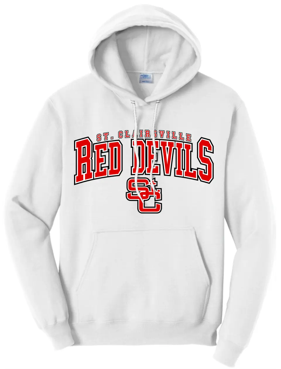 St. Clairsville St. C Arch Core Fleece Pullover Hooded Sweatshirt