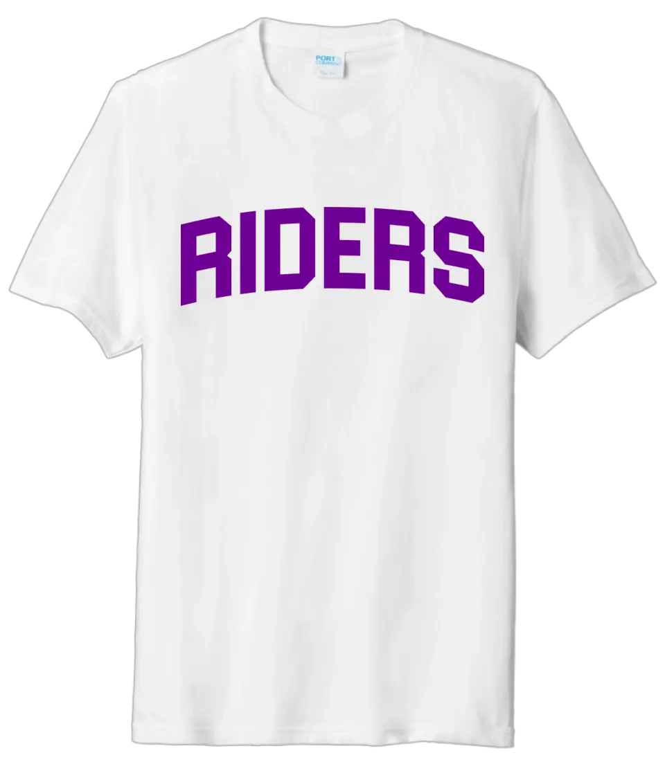 Martins Ferry Riders Purple Tri-Blend Tee