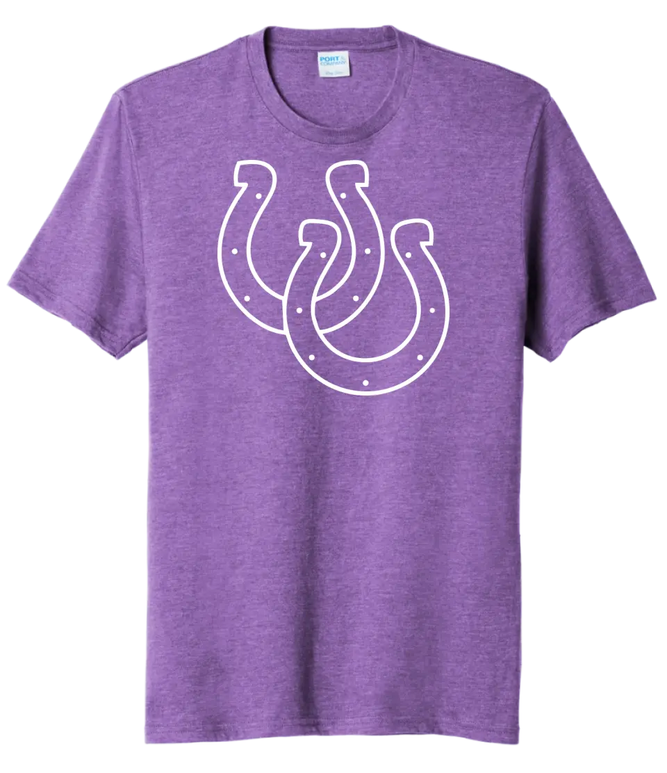 Martins Ferry Horseshoes Tri-Blend Tee