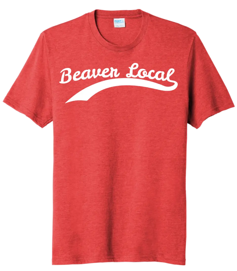 Beaver Local Tail Tri-Blend Tee