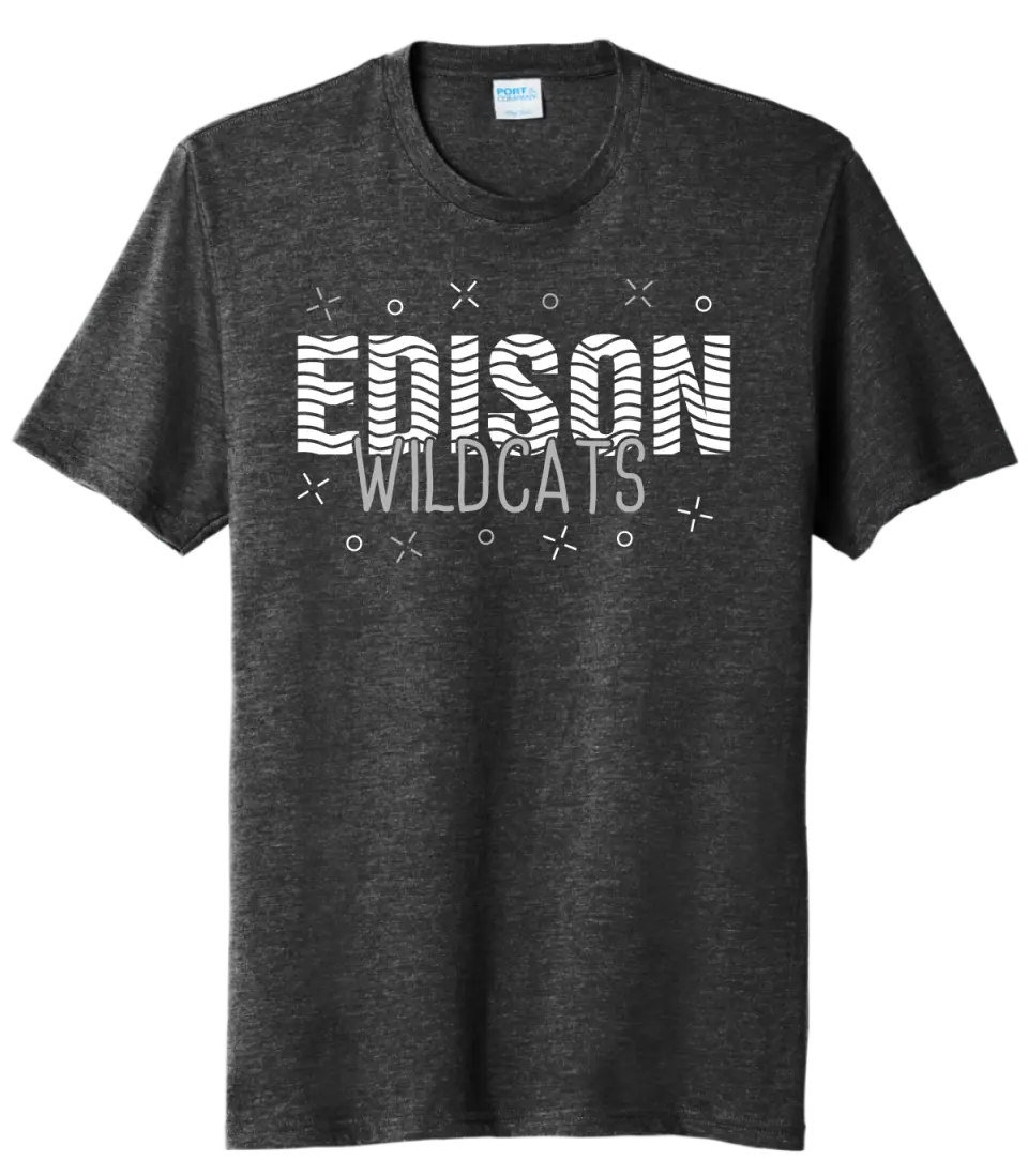 Edison Waves Tri-Blend Tee