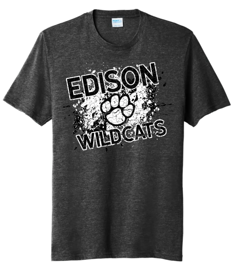 Edison Splatter Tri-Blend Tee