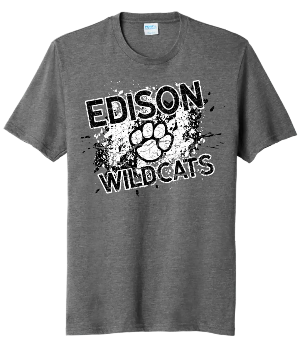 Edison Splatter Tri-Blend Tee