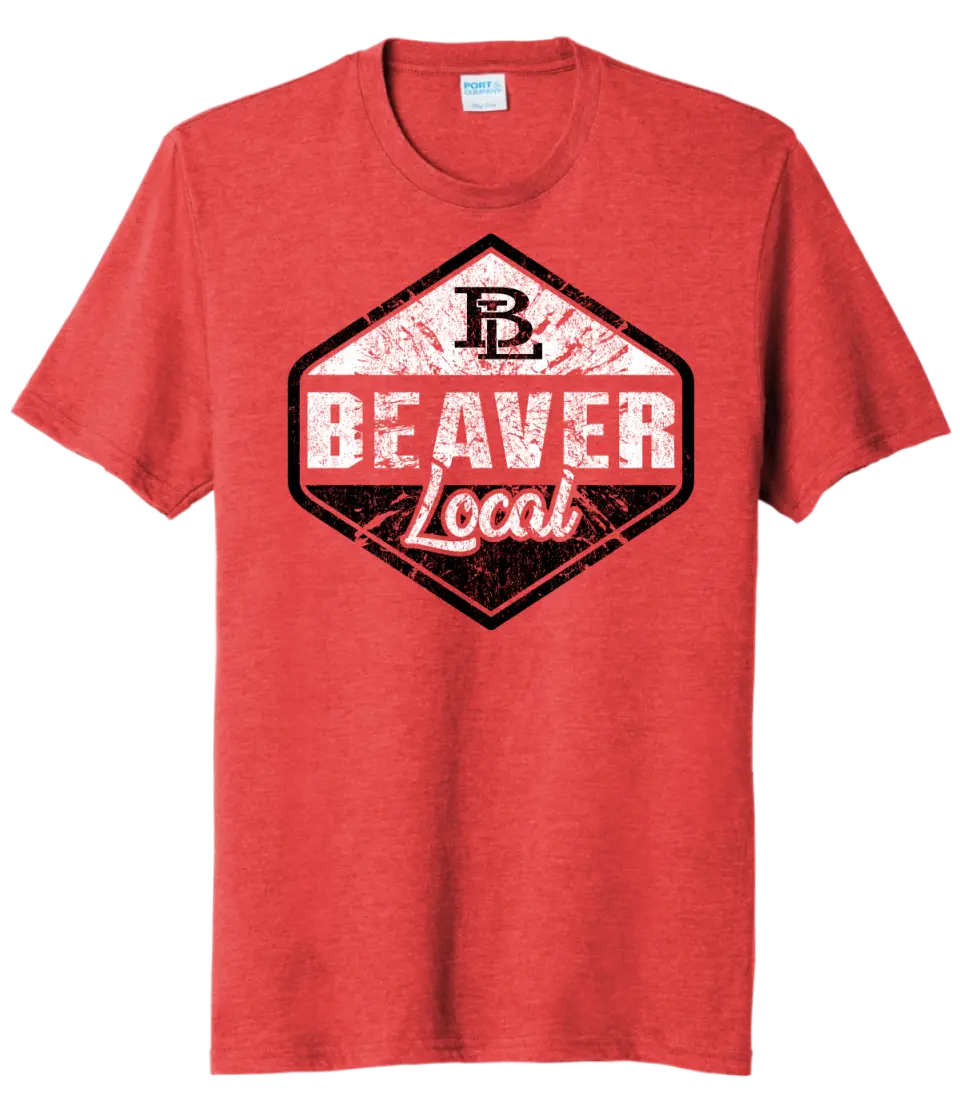 Beaver Local Spin Tri-Blend Tee