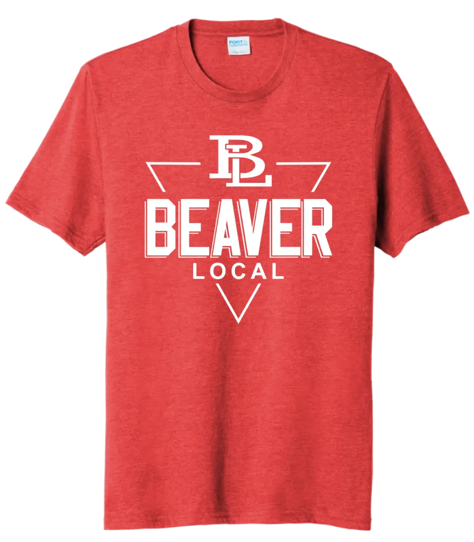 Beaver Local Triangle Badge Tri-Blend Tee