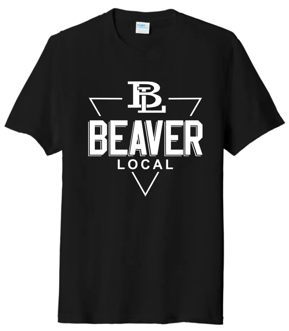 Beaver Local Triangle Badge Tri-Blend Tee