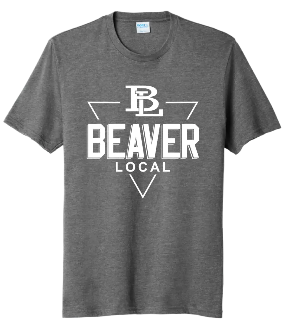 Beaver Local Triangle Badge Tri-Blend Tee