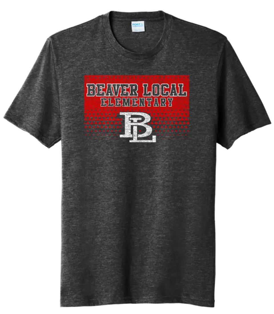 Beaver Local Triangles Tri-Blend Tee