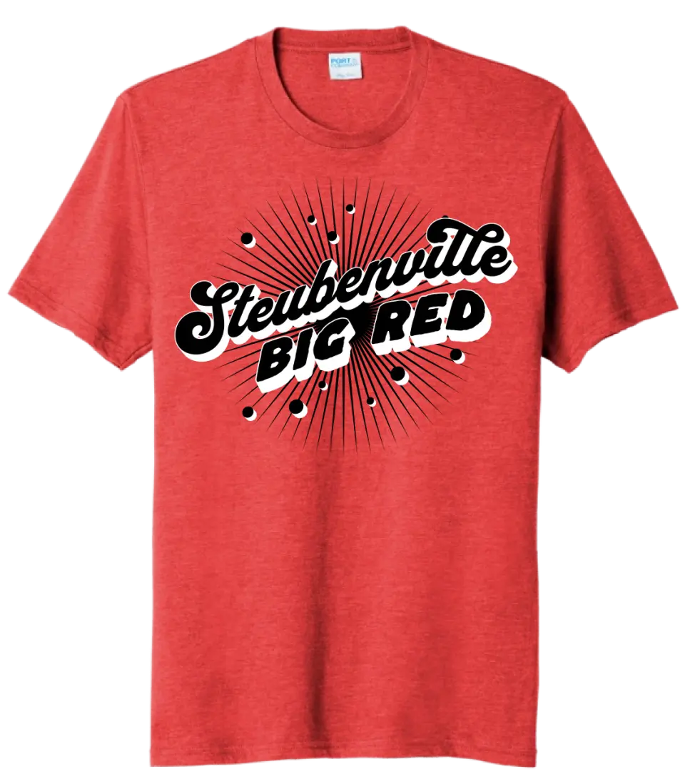 Steubenville Big Red 2024 100 Tri-Blend Tee