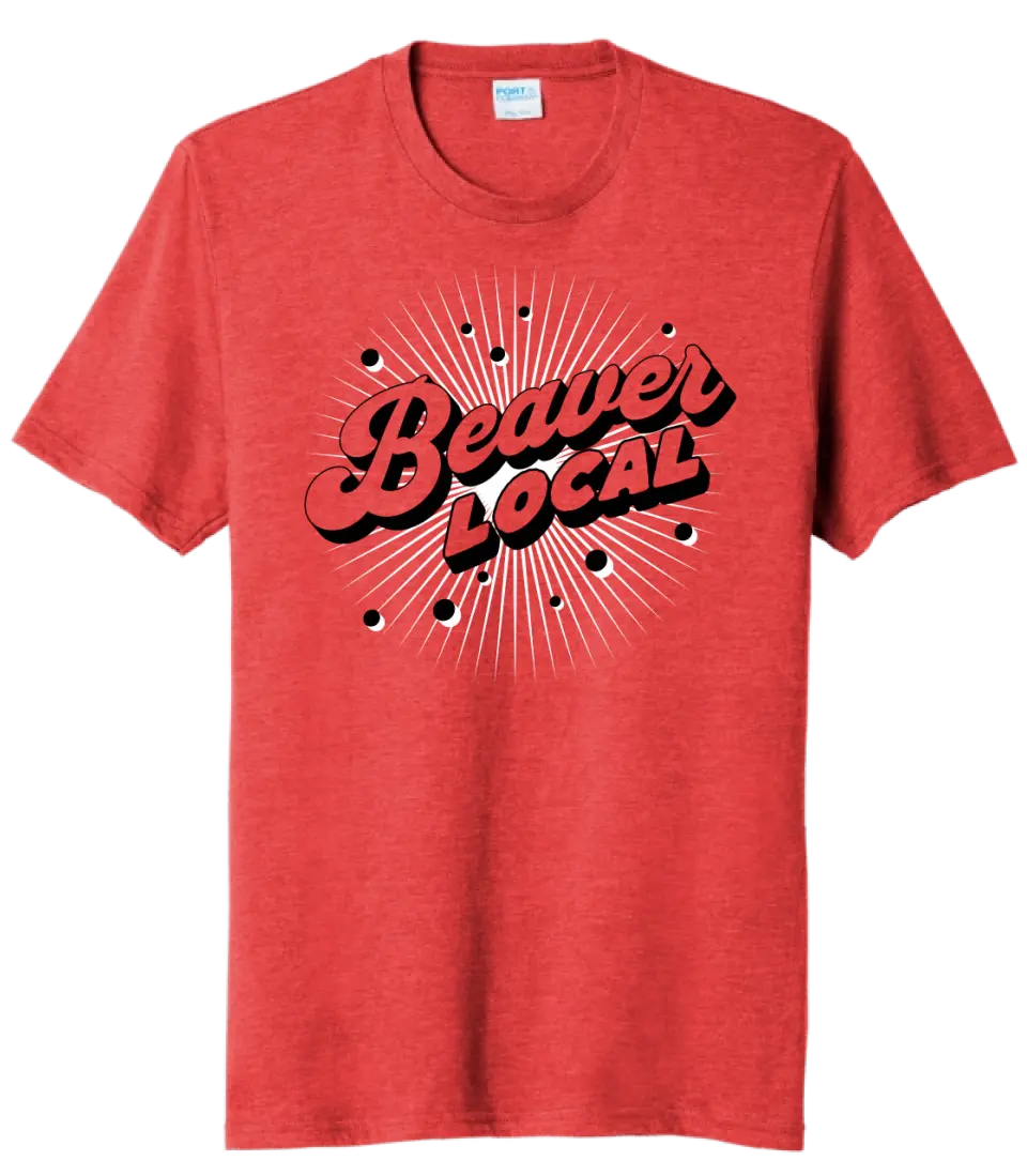 Beaver Local 2024 100 Tri-Blend Tee