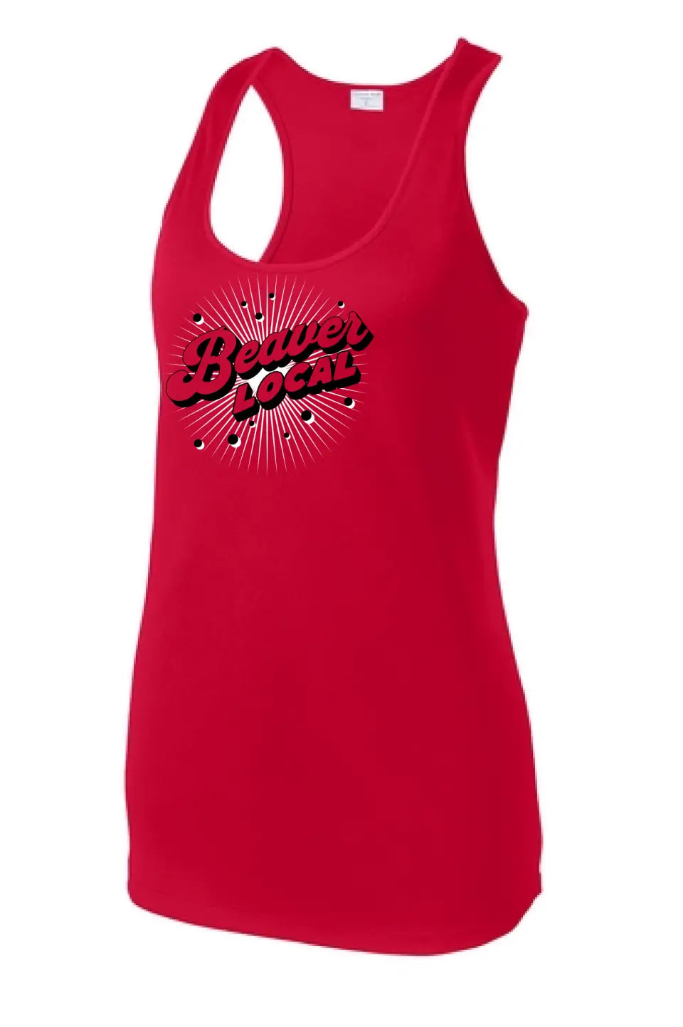 Beaver Local 2024 100 Ladies PosiCharge Competitor Racerback Tank
