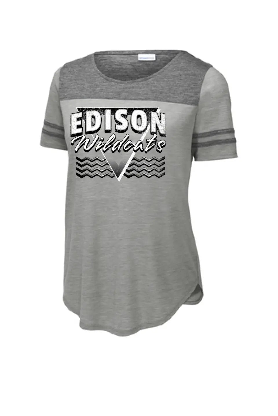 Edison 2024 101 Ladies PosiCharge Tri-Blend Wicking Fan Tee