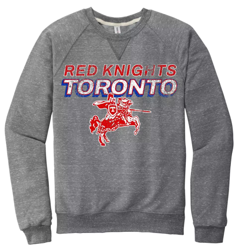 Toronto 2024 104 Jerzees Snow Heather French Terry Raglan Crew